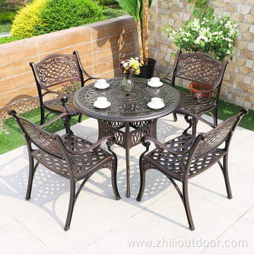 Balcony Chairs Aluminum Casting Outdoor Garden Furniture